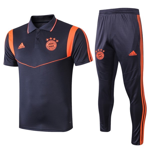 Polo Komplett Set Bayern München 2019-20 Blau Orange